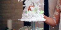 Аксессуар для свадьбы топпер в торт