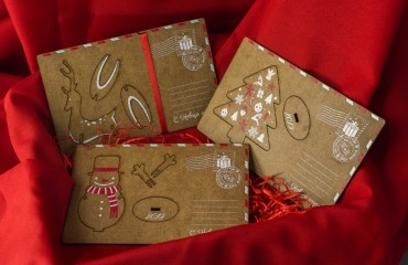 Новогодняя открытка-игрушка